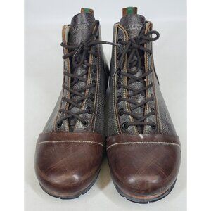 Blackstone Leather High Top Boot Men’s US Size 10 Chukka Brown EU43 Lace Up
